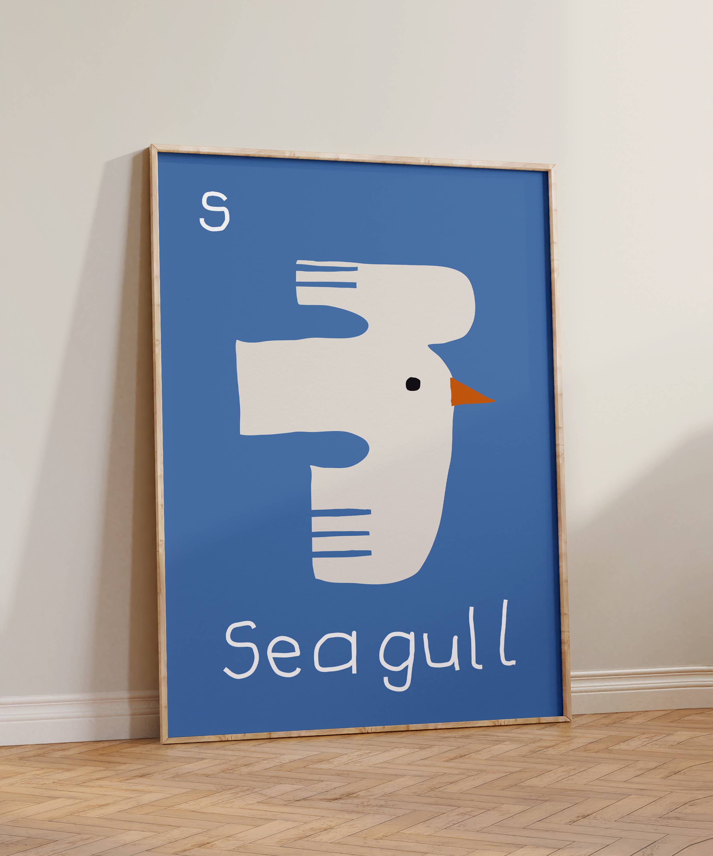 Surprise Radish - Wholesale Art Print - Seagull Print | Letter S Alphabet Print3