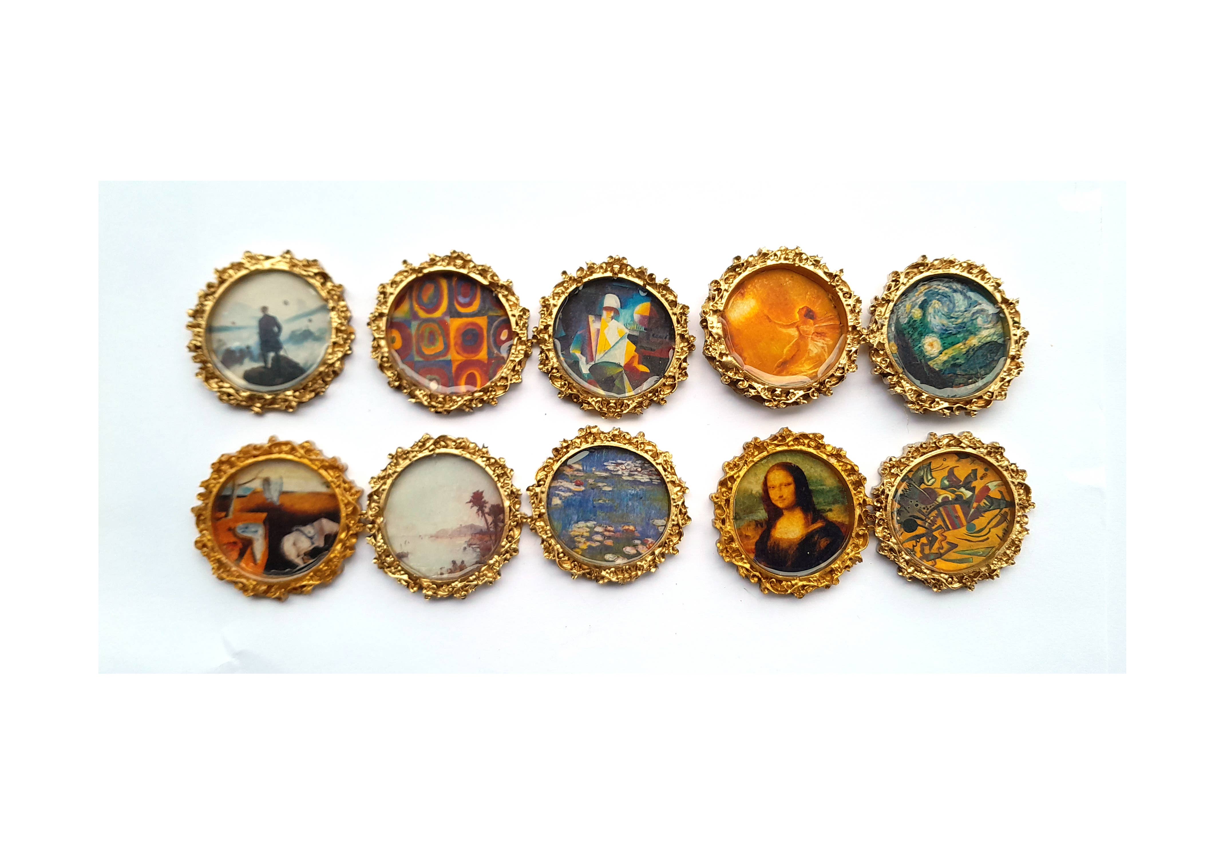 SUPERAWWWSOME - Wholesale Painting/Drawing - Miniature Artwork Mini Dollhouse Painting fancy frame Magnet1