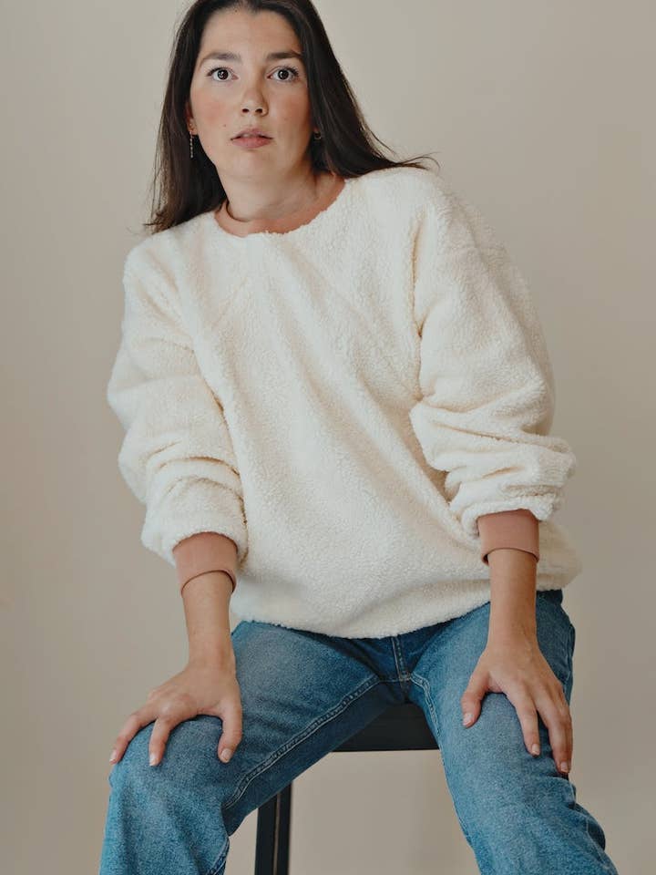 Sweat de amamentação Sherpa Mama por atacado de You&Milk