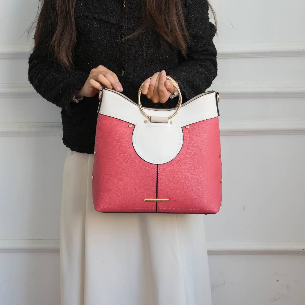 MKF Collection - Wholesale Top Handle Bag - Women's - MKF Kylie Top Handle Satchel Handbag Vegan Leather10