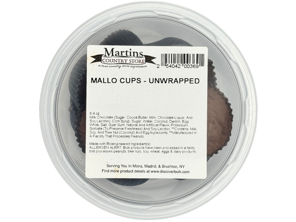 Martin's Country Store LLC - Wholesale Chocolate - UNWRAPPED MALLO CUPS 6.4oz3