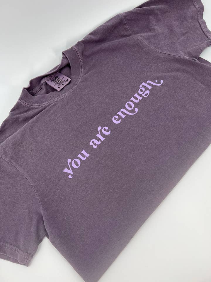 Camiseta de manga corta You Are Enough para venta al por mayor de Ellie Jade Co