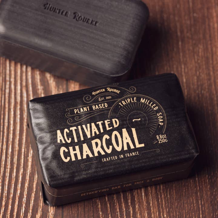 Hunter Rourke 250g Soap - Activated Charcoal for wholesale by Ton Savon Inc