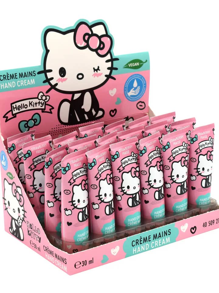 Hello Kitty feuchtigkeitsspendende und duftende Handcreme - 30ml für den Großhandel von Chilli Girl Collection