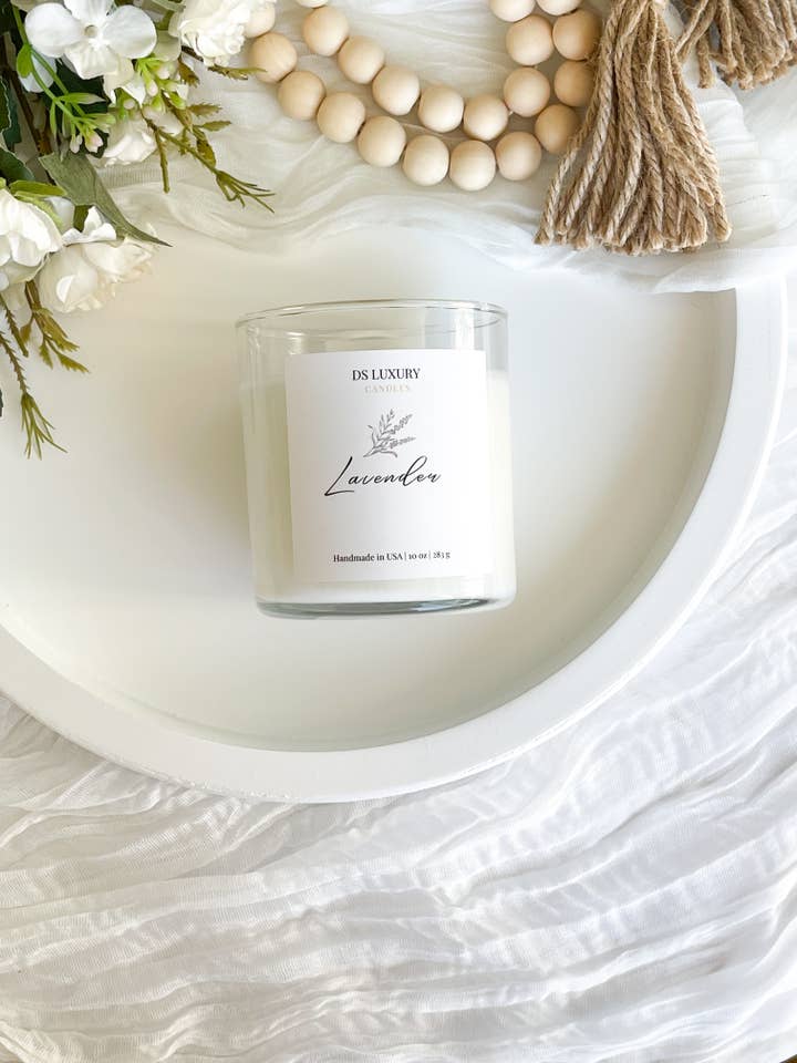 Candela alla Lavanda - 10 oz per la vendita all'ingrosso da parte di DS Luxury Candles