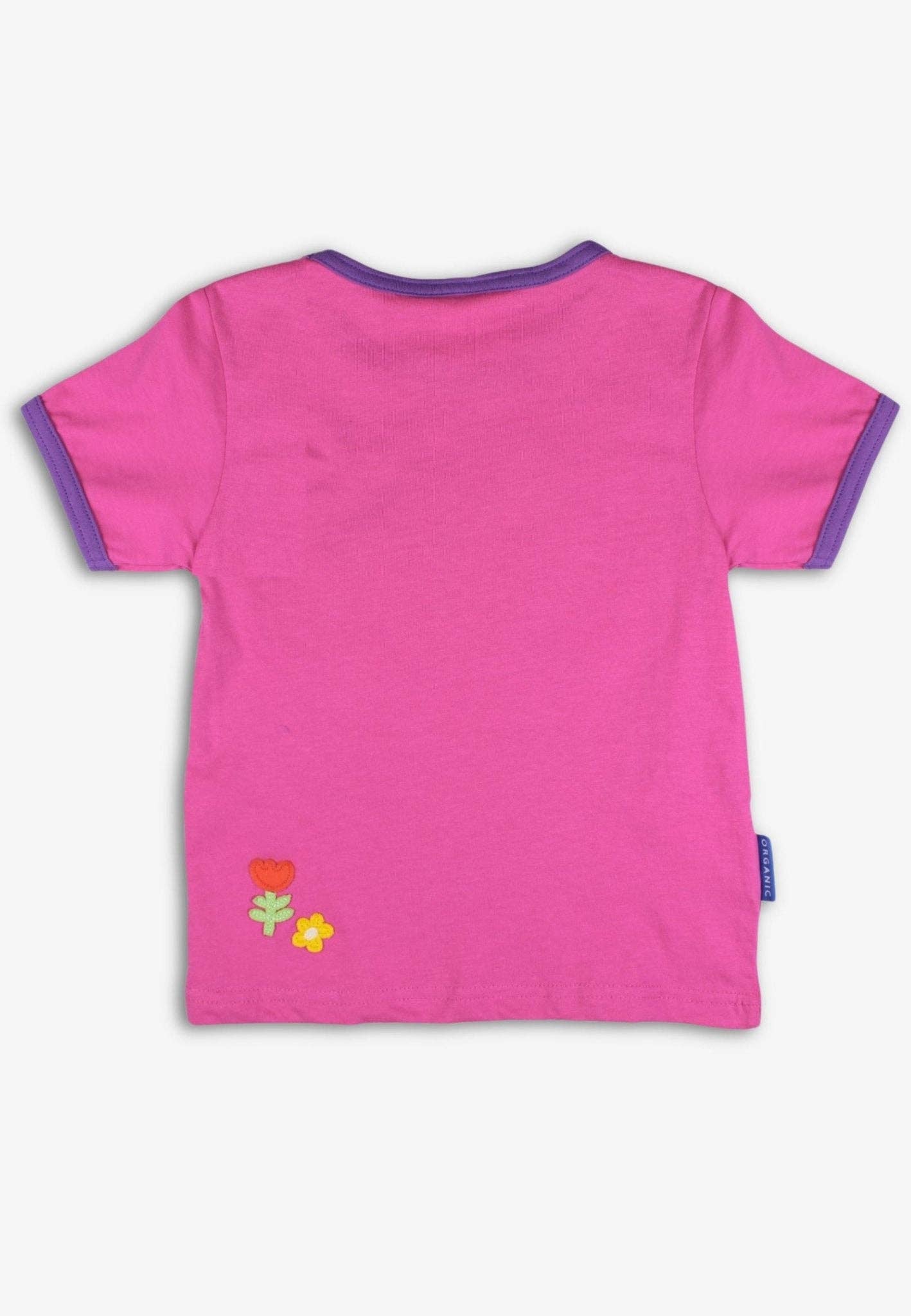 Toby Tiger - Wholesale T-Shirt - Kids - Organic Hillside Pony Applique Short Sleeved T-Shirt2