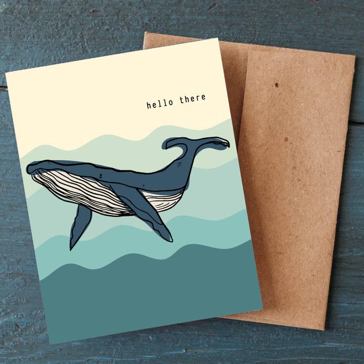 Whale Hello There for wholesale by The inkSpott