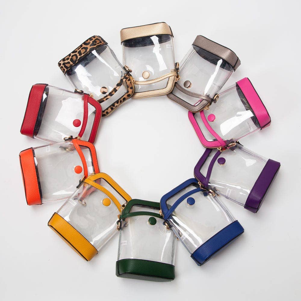 MiMi Wholesale - Wholesale Crossbody Bag - Women's - TG10575 Carly Clear Mini Crossbody Bag22