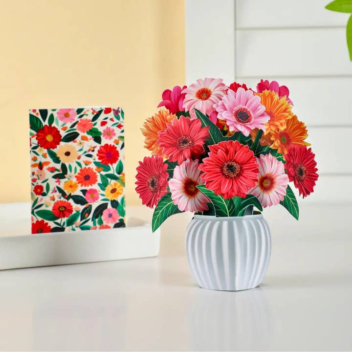 PetalPal – Großhandel Künstliche Blumen – Mini Fröhliche Gerbera Pop-Up-Strauß2