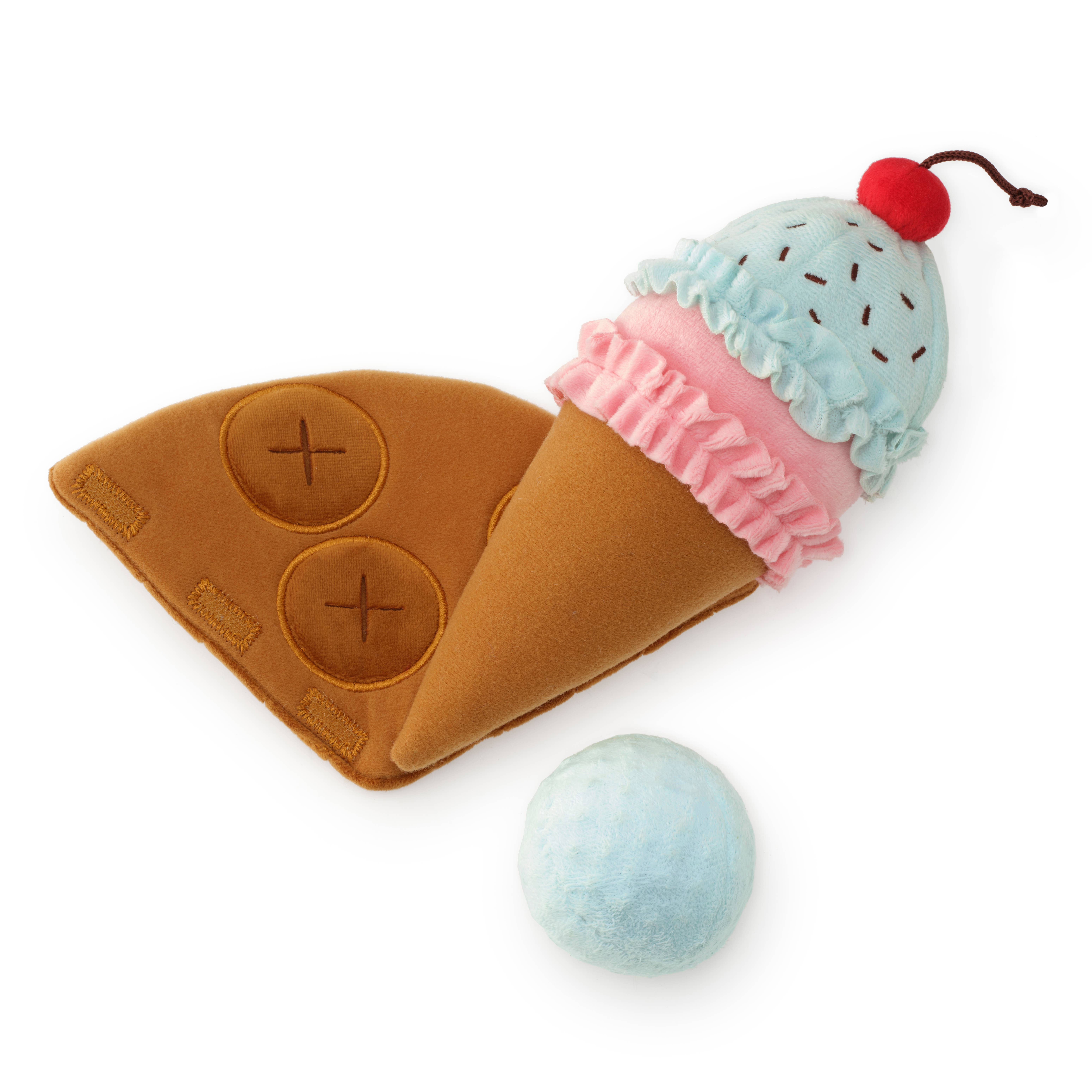The Foggy Dog - Wholesale Pet Squeaky Toy - Dog - Ice Cream Interactive Snuffle Dog Toy1