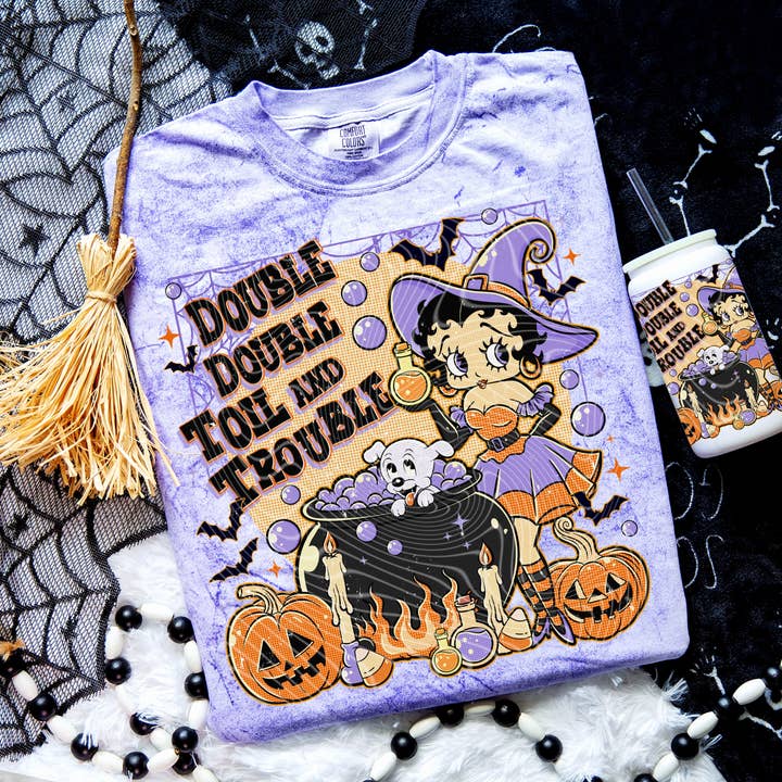 Betty Boop Double Trouble Tee for wholesale by Serendipity Tees