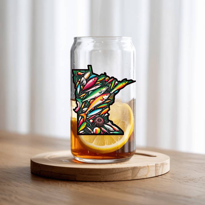 Fuzzy Loon Designs - Wholesale Sublimation transfer - Minnesota Lures | UV DTF Single Print (3.5")1