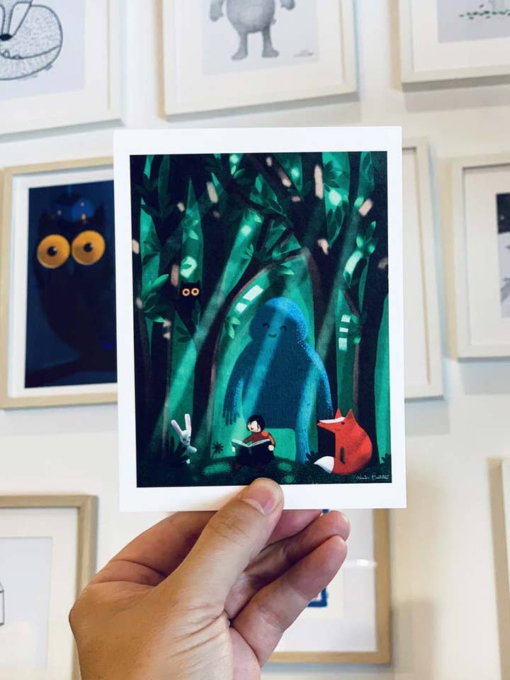 "Friends" postcard for wholesale by Visual Poetry Barcelona