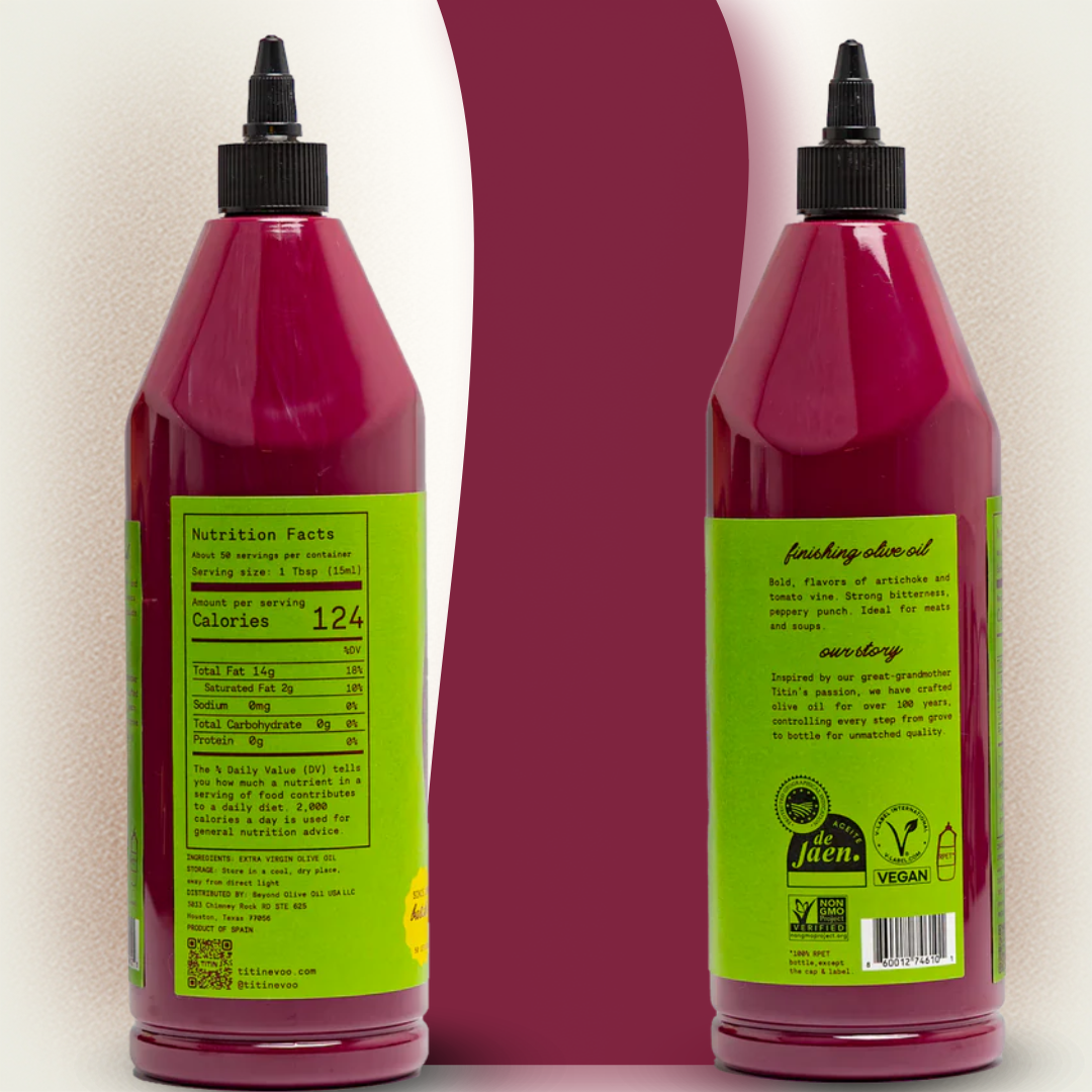 Casacella Foods - Wholesale Olive Oil - Titin Finishing Picual Olive Oil Intense Flavor 750ml-6/case2