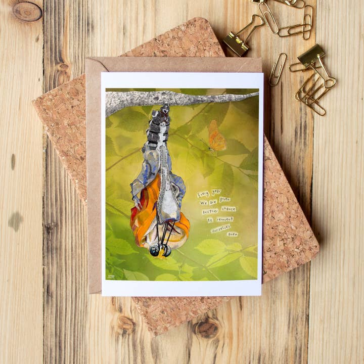 Papillon d'anniversaire - carte de vœux pour la vente par Found & Rewound