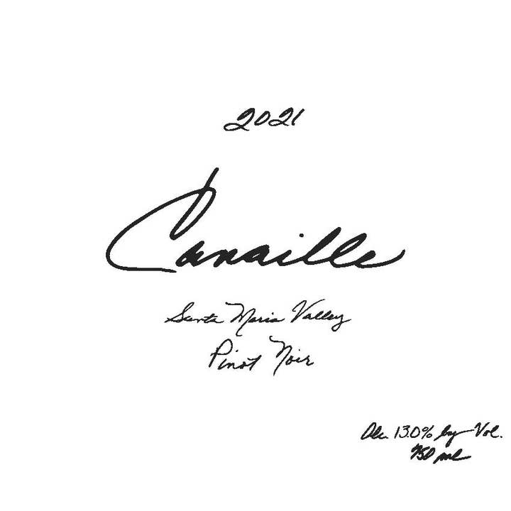 Pinot noir Canaille Vallée de Santa Maria 2022 pour la vente par COAST by ALLY Wines