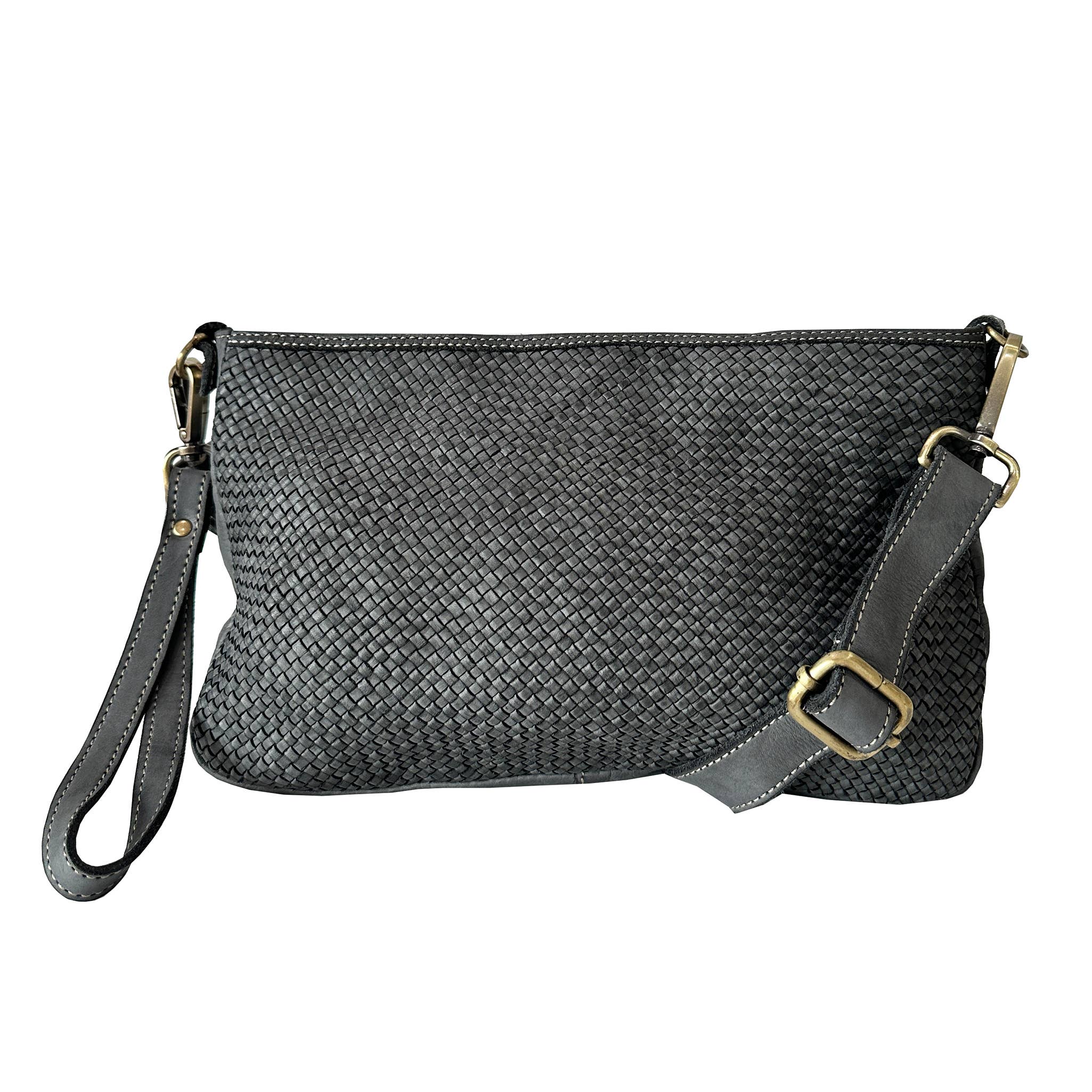 Bolsa Nova Handbags - Wholesale Crossbody Bag - Women's - Laura Woven Leather Crossbody10