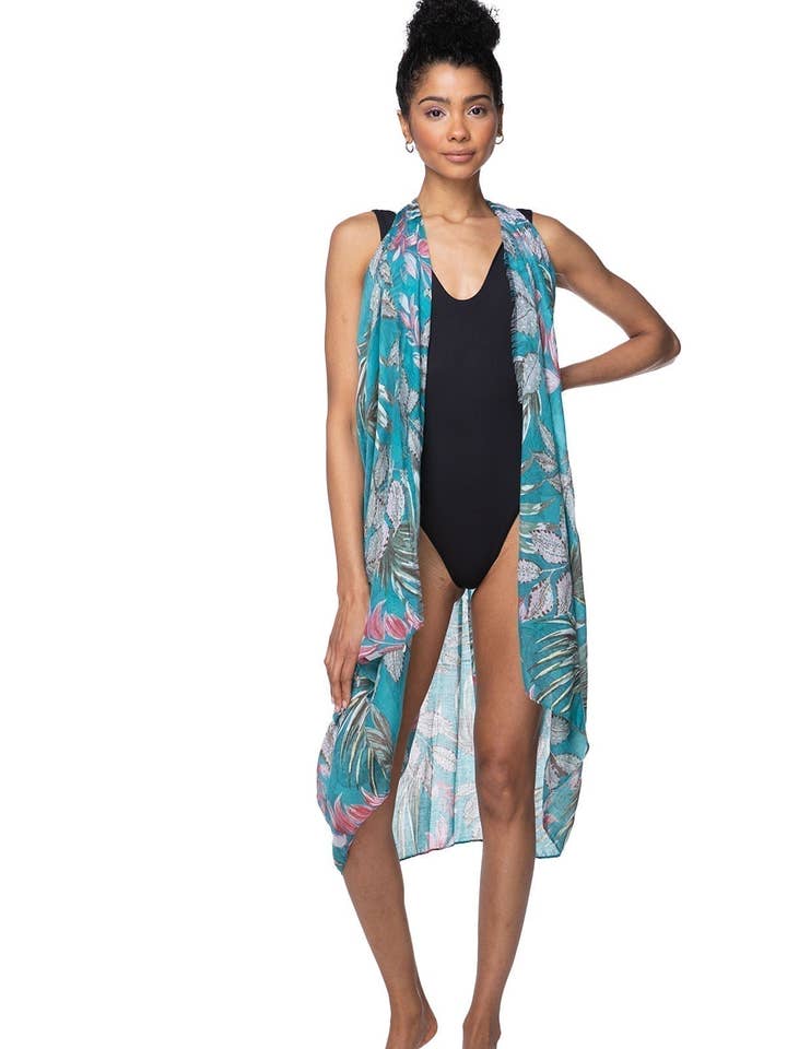 Free Spirit Vest in Garden of Eden Print for wholesale by Subtle Luxury