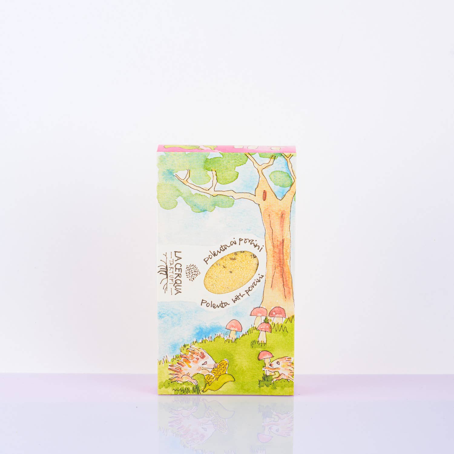 La Cerqua Tartufi - Wholesale Pasta - Instant Polenta with Porcini Mushrooms, 100% Italian, 300 g