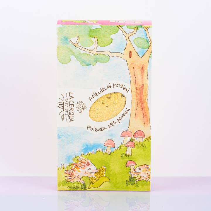 La Cerqua Tartufi - Wholesale Pasta - Instant Polenta with Porcini Mushrooms, 100% Italian, 300 g0
