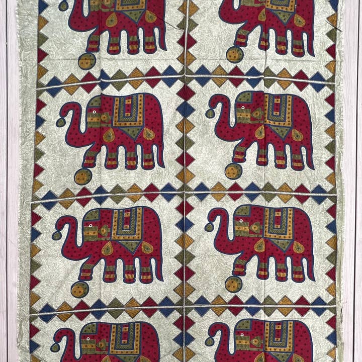 Lungta Imports - Wholesale Tapestry/Textile - Indian Elephants Tapestry Wall Decor Beach Throw9
