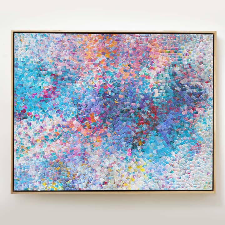 Ingrid and Ching - Wholesale Art Print - SURROUNDED BY THIS BIG BLUE -GICLEE FINE ART UNFRAMED PRINT2