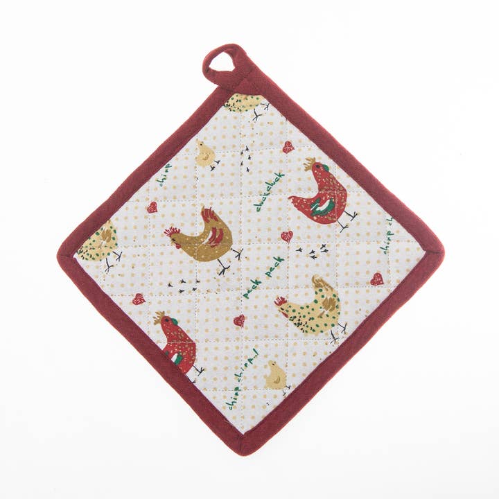 Porta-Panelas de Algodão Farmhouse Chicken por atacado de IH Casa Decor