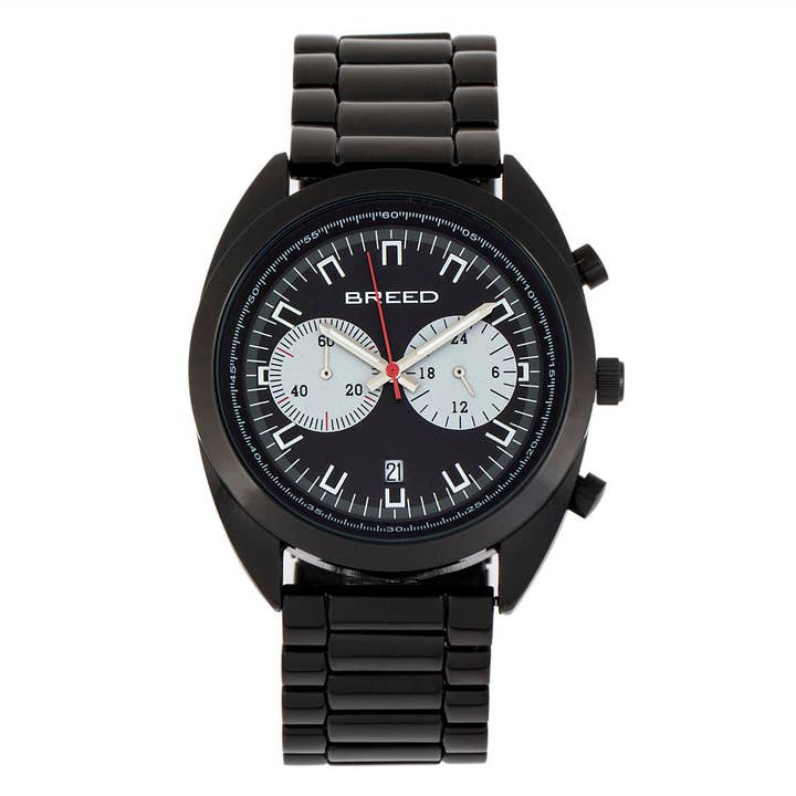 Breed - Venta al por mayor Reloj de pulsera - Hombre - Reloj de pulsera Breed Racer con cronógrafo y fecha