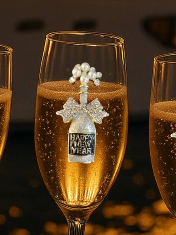Happy New Year Champagne for wholesale by The Queens' Jewels®