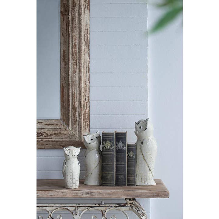 A&B Home Group Inc. - Wholesale Decorative Figurine - S/3 Vivek White Owls Trio7