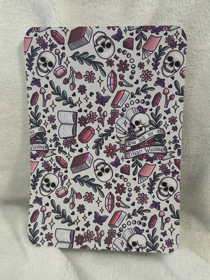 Je had me al bij trigger warning kindle e-reader steekkaart voor doorzichtige hoes, kindle accessoire decoratie, kindle, paperwhite, oasis, scribe voor wholesale door Bookbestiesuk