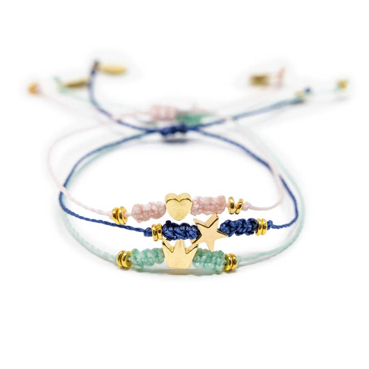 Macrame Charm Bracelets for wholesale by Nica Life