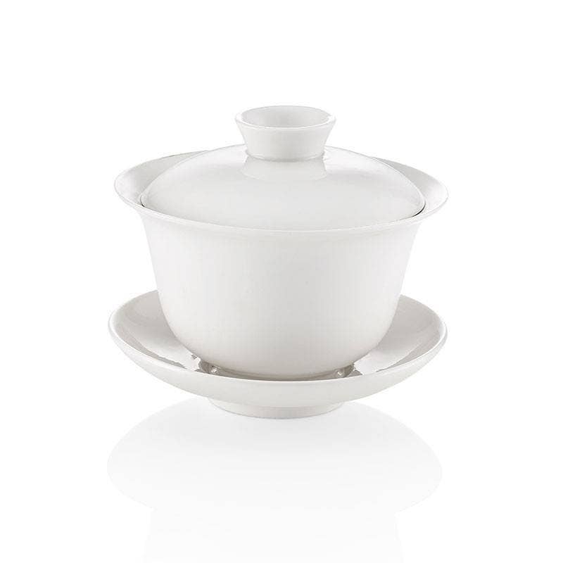 Tea soul - Wholesale Tea Pot - Traditional white porcelain gaiwan 180ml1