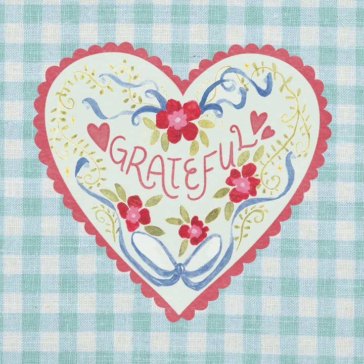 Grateful Heart Sticker - 3in Vinyl Sticker for wholesale by Madison Alley