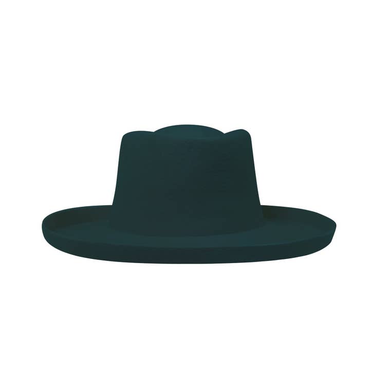 Eldorado Green - Fedora Rancher Hat for wholesale by Unmuted Collective Inc.