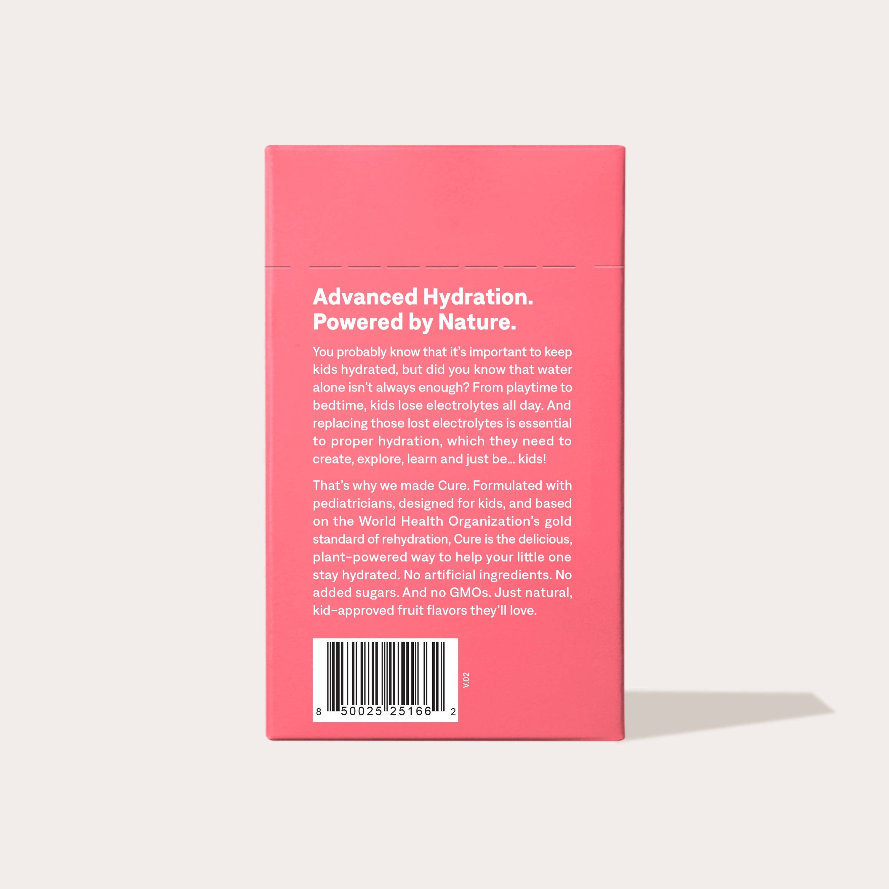 Cure Hydration - Wholesale Powdered Health Drink - Cure Kids Hydration Mix -6 Serving Box - Pink Lemonade2