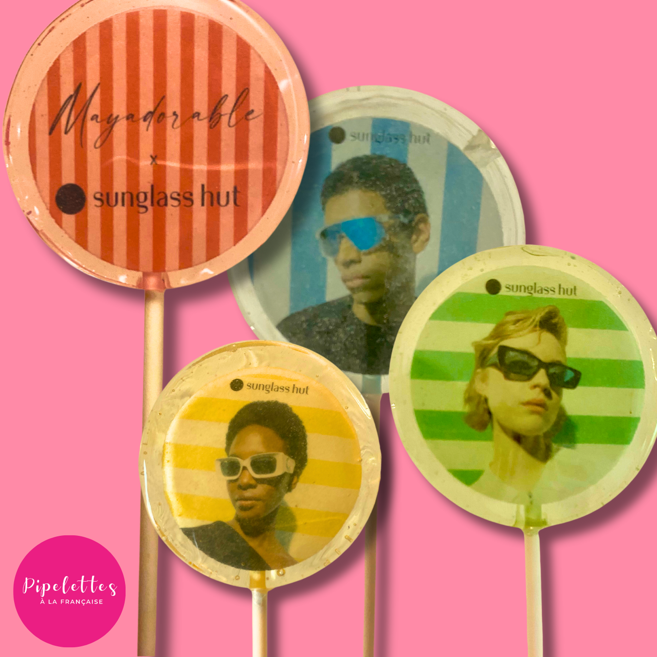Pipelettes a la française - Wholesale Lollipop - Customizable lollipops 3.5 cm1