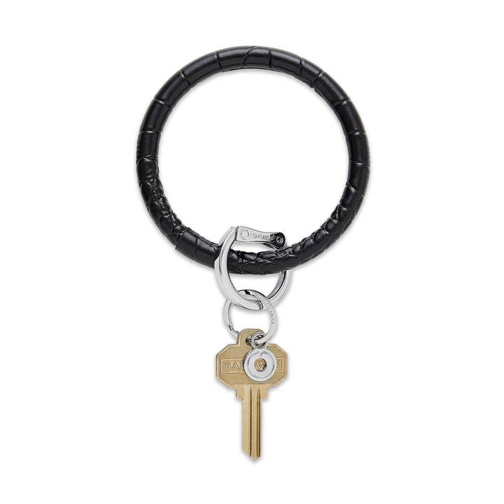 Leather Big O® Key Ring- Back in Black Croc-Embossed and other Purchase Wholesale croc keychain. Free Returns & Net 60 Terms on Faire trending on Faire.