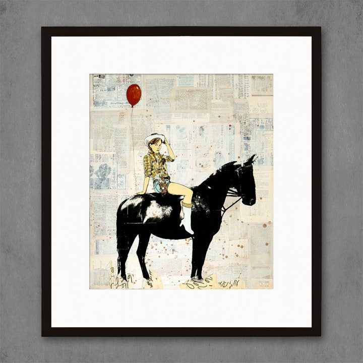 Dolan Geiman - Wholesale Art Print - Art Print | Cowgirl & Horse Wall Art | BIRTHDAY PARTY2