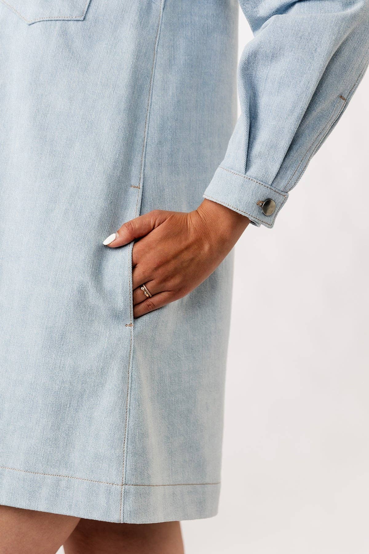 Named Clothing Finland Oy – wholesale Sömnadskit – Loviisa jeansklänning i A-linje7