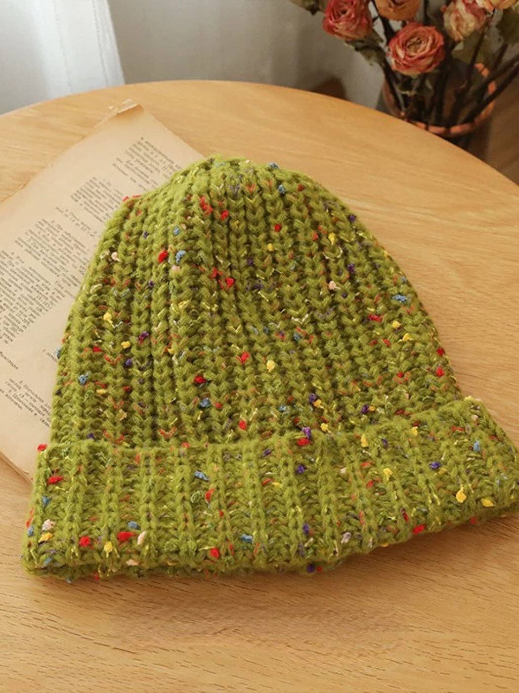 Funkyrel® Atzbranding Limited – wholesale Beanie – Women's – Haila - Knitted Splash Beanie Hat8