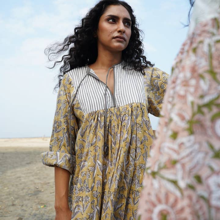 Annahmol - Wholesale Dress - Women's - Block Print Summer Dress 9