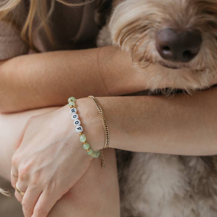 dexypaws - Wholesale Beaded Bracelet - "WOOF" Bracelet