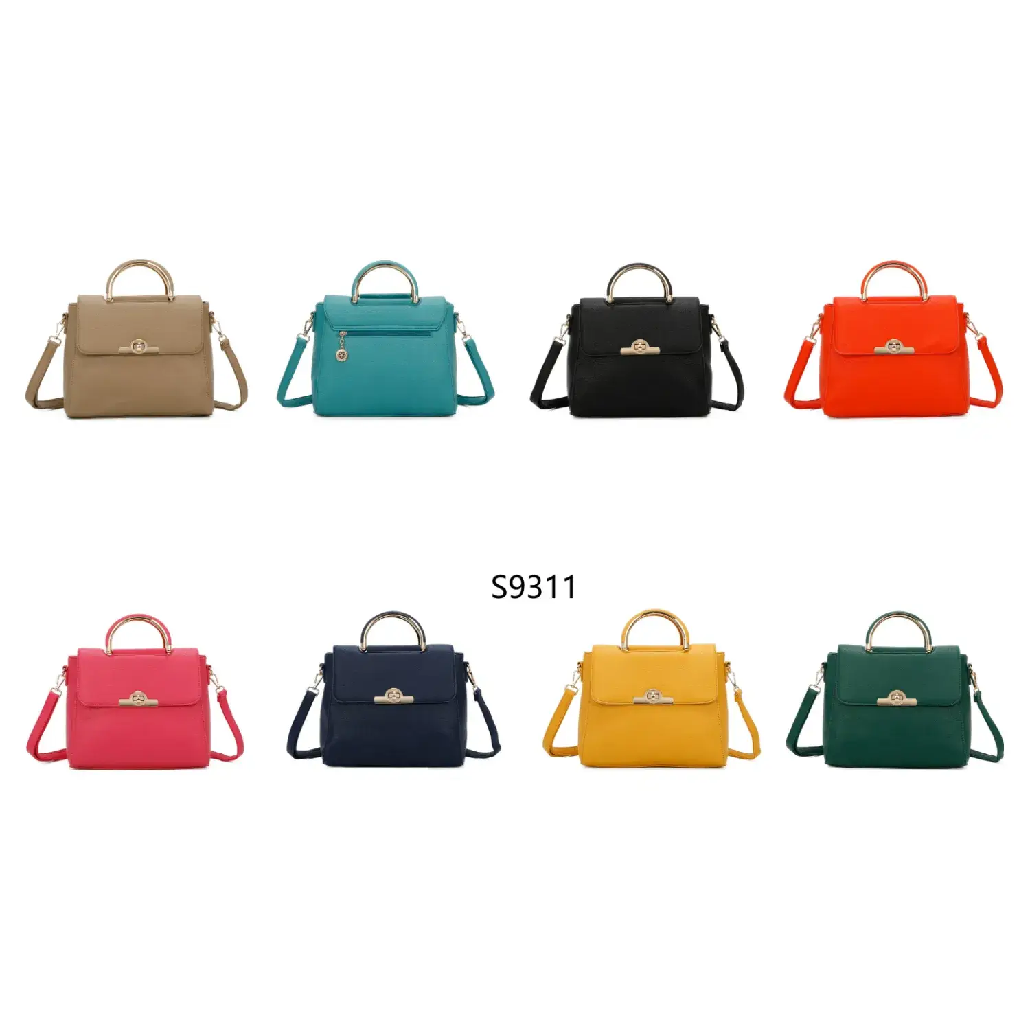 Superbia - Wholesale Top Handle Bag - Women's - Superbia Medium Size Front Clasp Opening Top Handle Bag  3