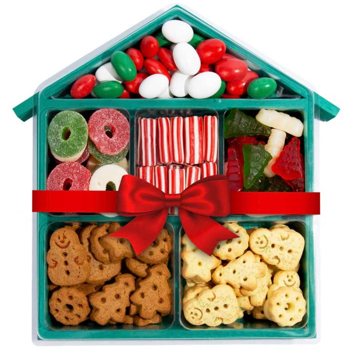 Christmas Candy House Green for wholesale by Purple Plum