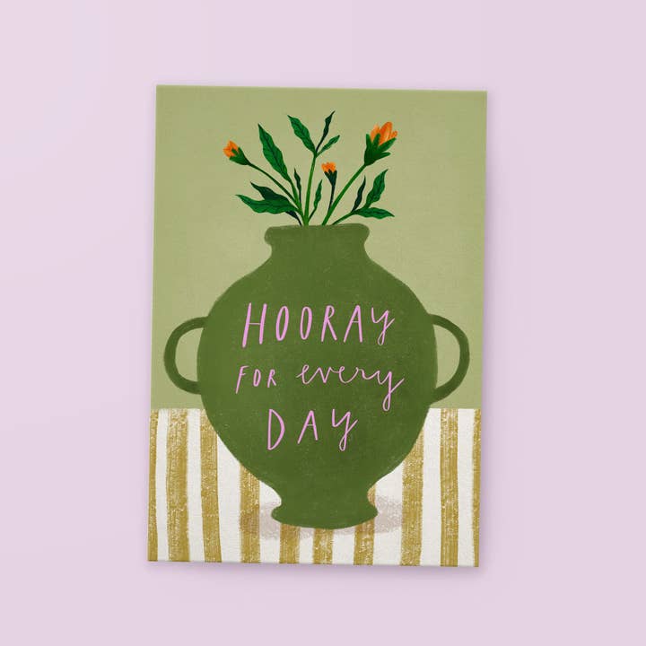 franzizo nachhaltige papeterie - Wholesale Postcard - Postcard” Hooray”