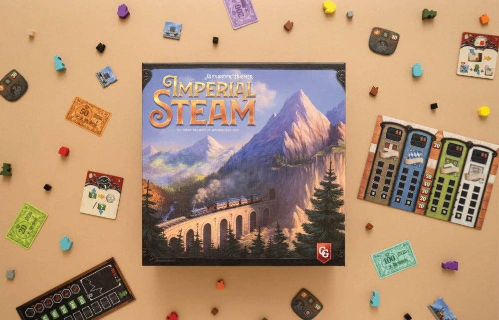 Capstone Games - Wholesale Board Game - Imperial Steam1