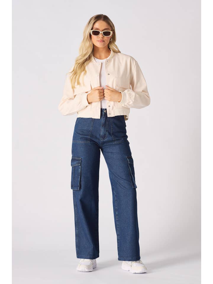 JMOJO UK Limited – wholesale Bomberjacka - Dam – BOMBERJACKA - BEIGE