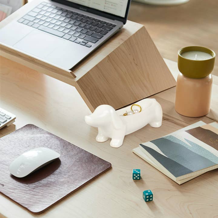 Yobro - Wholesale Jewelry Dish - YOBRO Hot Dog Jewelry Tray Dachshund Ceramic Mini Dish