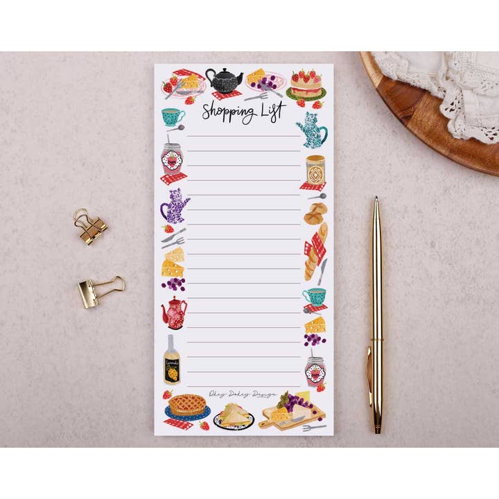 Making Meadows Ltd - Wholesale Notepad - Desk Pad | To Do List | Stationery | Picnic Food Notepad